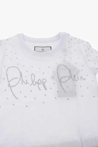 vestito T-Shirt con logo gioiello