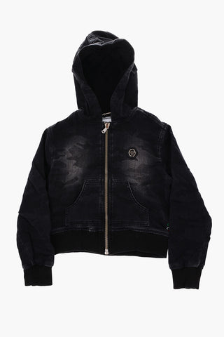 camouflage denim jacket