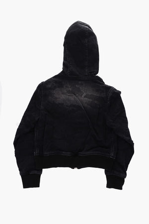 camouflage denim jacket