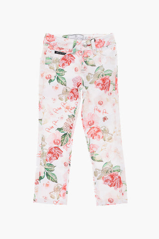 EST.1978 floral patterned slim fit jeans