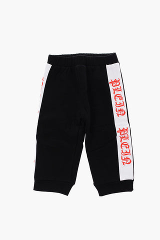 pantaloni jogger AGO con banda laterale a contrasto
