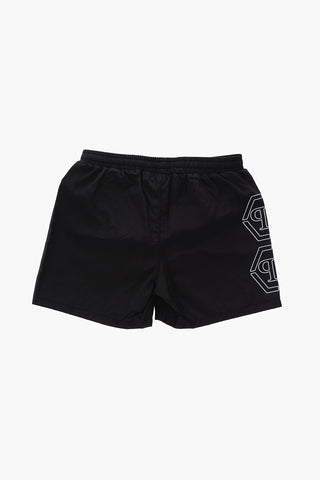 drawstring waist ROCK PP swim shorts
