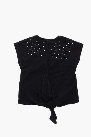 Backless UNDERWATER top with beads 