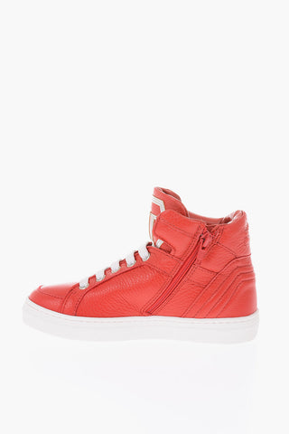 studded leather SIMON high top sneakers
