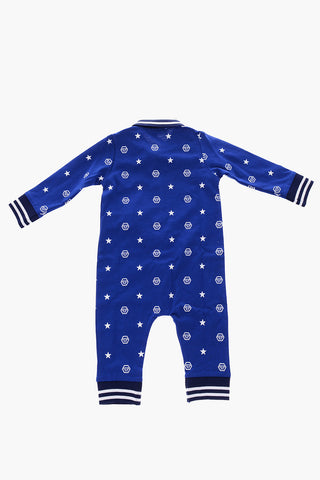 printed romper suit and hat FEDRO set