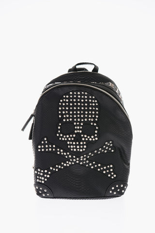 EST.1978 studded faux leather BRUTO backpack with silver details