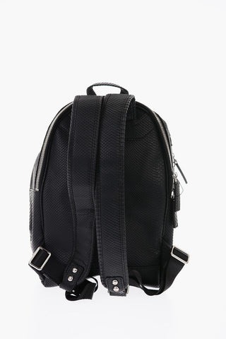 EST.1978 studded faux leather BRUTO backpack with silver details