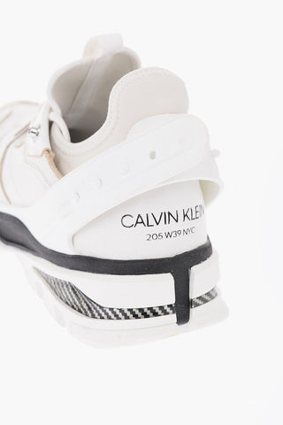 205W39NYC leather and neoprene CARLOS 10 sneakers