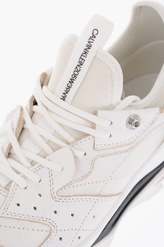 205W39NYC leather and neoprene CARLOS 10 sneakers
