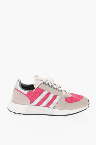 suede leather and fabric MARATHON TECH sneakers