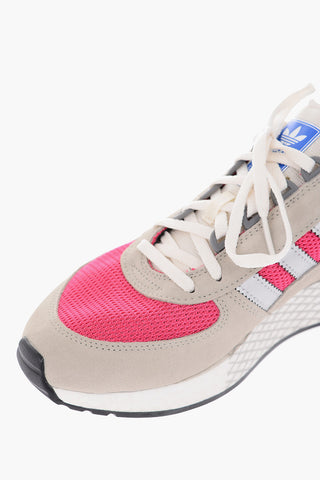 suede leather and fabric MARATHON TECH sneakers