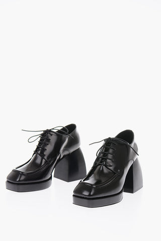 Stivaletti Derby BULLA EVIE in pelle 10cm