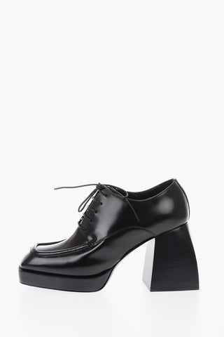Stivaletti Derby BULLA EVIE in pelle 10cm