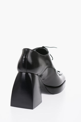 Stivaletti Derby BULLA EVIE in pelle 10cm