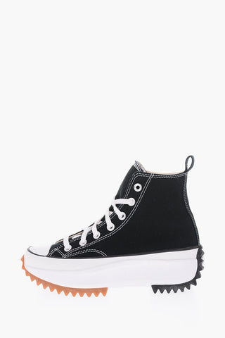 CHUCK TAYLOR ALL STAR sneakers alte in cotone con suola track