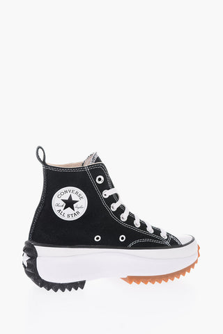 CHUCK TAYLOR ALL STAR sneakers alte in cotone con suola track