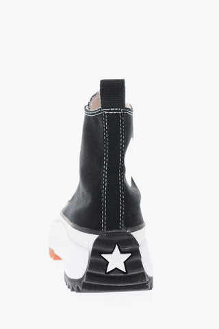 CHUCK TAYLOR ALL STAR sneakers alte in cotone con suola track