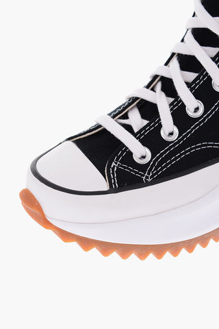 CHUCK TAYLOR ALL STAR sneakers alte in cotone con suola track