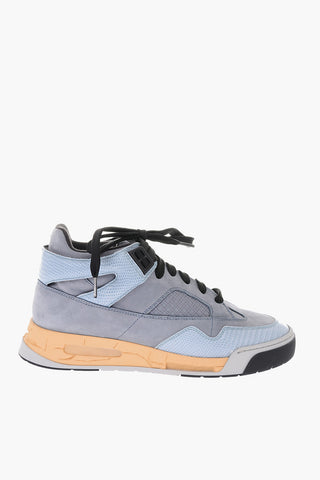 MM22 leather high top sneakers