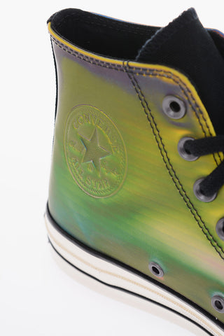 ALL STAR CHUCK TAYLOR iridiscent high-top sneakers