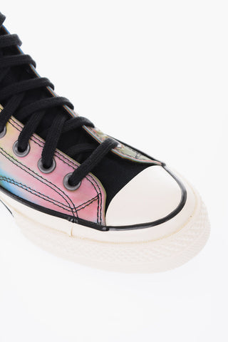 ALL STAR CHUCK TAYLOR iridiscent high-top sneakers