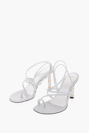 9.5cm glitter CARLOTTA sandals