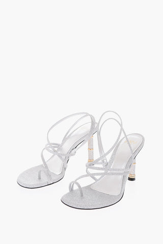 9.5cm glitter CARLOTTA sandals