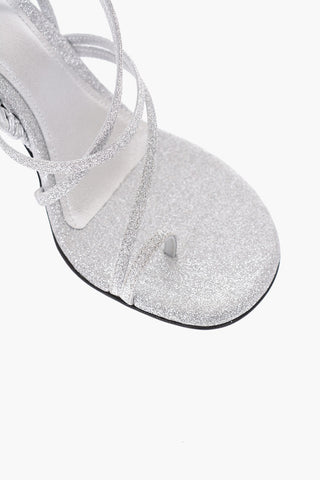 9.5cm glitter CARLOTTA sandals