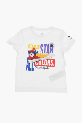 ALL STAR CHUCK TAYLOR T-shirt girocollo con stampa sul fronte