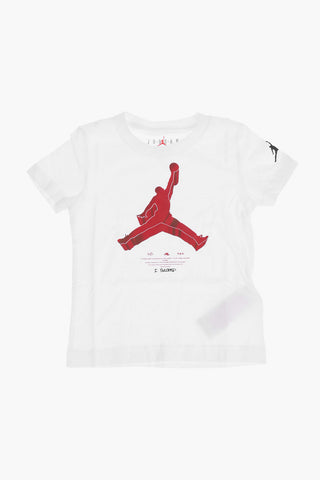 AIR JORDAN t-shirt girocollo con stampa sul fronte