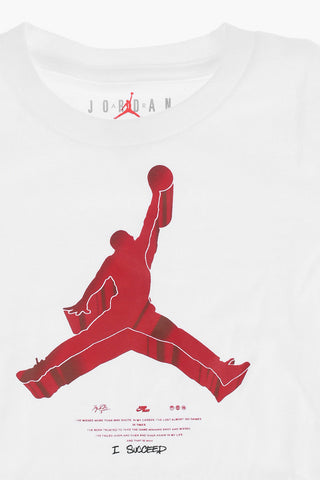 AIR JORDAN t-shirt girocollo con stampa sul fronte