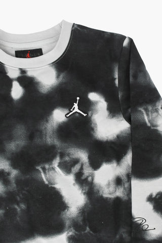 AIR JORDAN tie-dye effect crew-neck sweatshirt