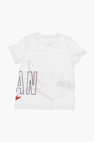 AIR JORDAN t-shirt girocollo stampata