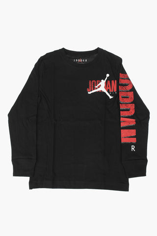 AIR JORDAN long sleeve JUMPMAN FORWARD t-shirt with side print