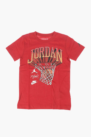 AIR JORDAN printed HOOP crew-neck t-shirt