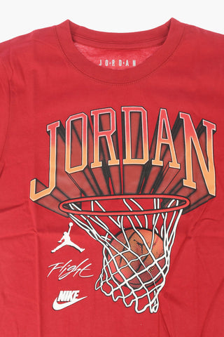 AIR JORDAN printed HOOP crew-neck t-shirt