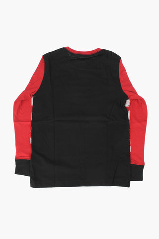 AIR JORDAN long sleeve 23 SPLIT SPECKLE LS t-shirt with print