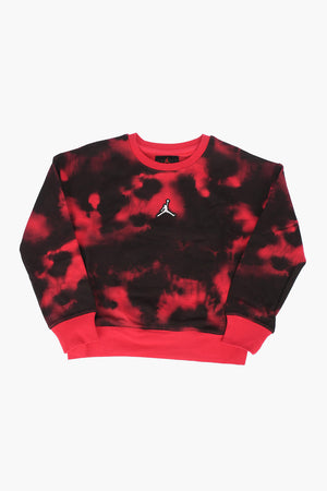 AIR JORDAN Sweatshirt mit Rundhalsausschnitt im Tie-Dye-Look