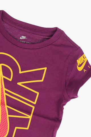 Rundhals-T-Shirt mit Frontprint