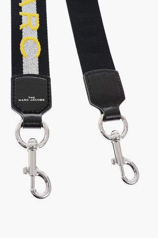 THE MARC JACOBS fabric shoulder strap with leather details
