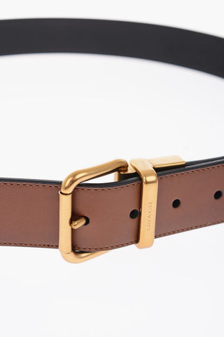 cintura reversibile in pelle 40mm