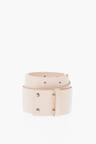 50mm leather belt without buckle