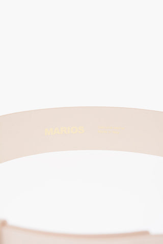 50mm leather belt without buckle