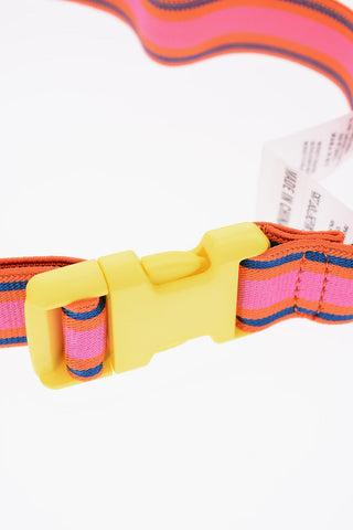 30mm striped stretch belt