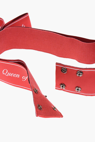 60mm fabric bow belt