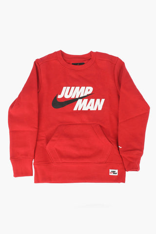AIR JORDAN felpa JUMPMAN girocollo a tinta unita