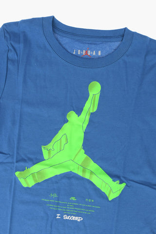 AIR JORDAN t-shirt girocollo con stampa sul fronte