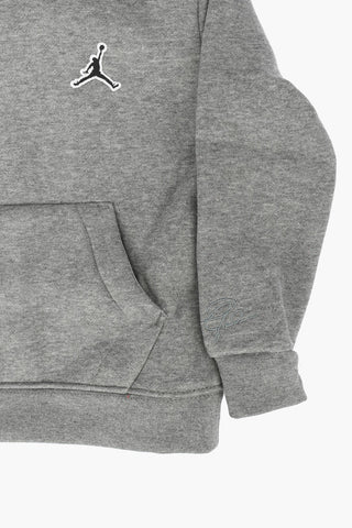 AIR JORDAN felpa a tinta unita con cappuccio