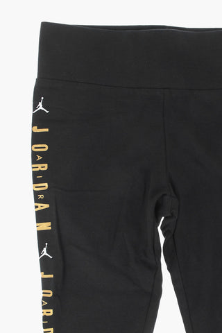 AIR JORDAN Leggings mit hoher Taille JUMPMAN mit goldenen Schriftzügen
