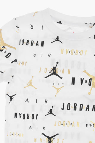 AIR JORDAN all over logo printed JUMPMAN t-shirt